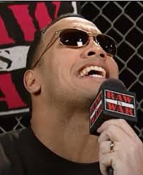 The Rock at a Raw is War interview